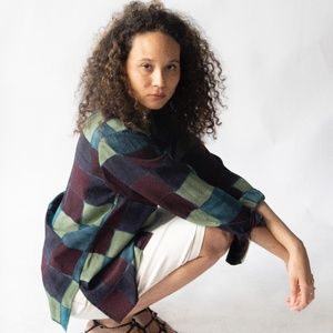 VINTAGE SILK BUTTON UP SHIRT